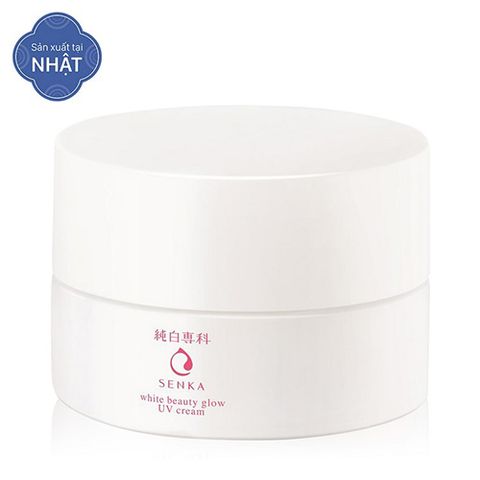 Kem Dưỡng Trắng Sáng Và Giảm Thâm Nám Ban Ngày Senka White Beauty UV Cream SPF 25 PA ++ - 50g