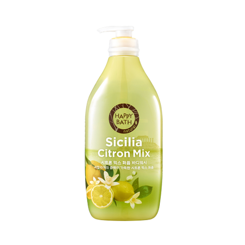 Sữa tắm nước hoa Happy Bath Perfume Body Wash 900g Sicilia Citron Mix