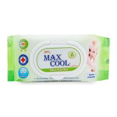 Khăn ướt không mùi Max Cool 80 tờ