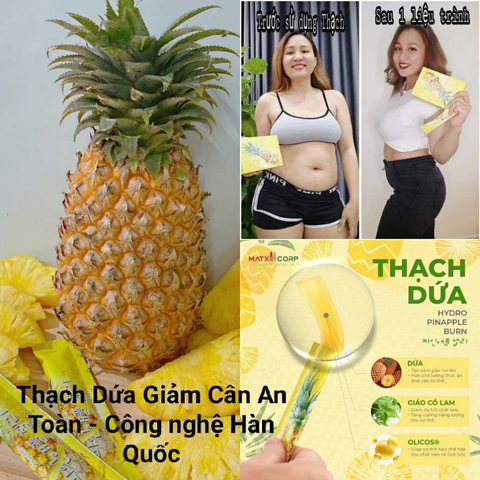 Thạch dứa giảm cân Matx corp