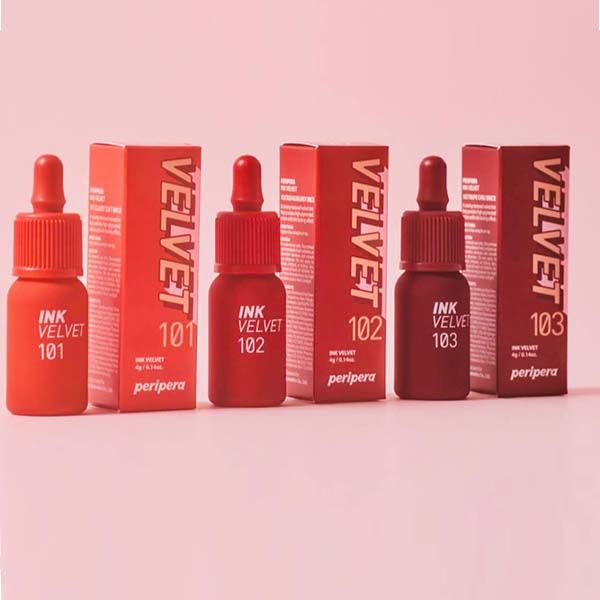 Son Kem Lì Tint Peripera Ink Velvet Nhung Mịn