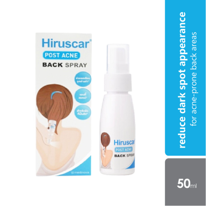Xịt Mụn Lưng Hiruscar Post Acne Back Spray 50ml Hàng Thái Lan