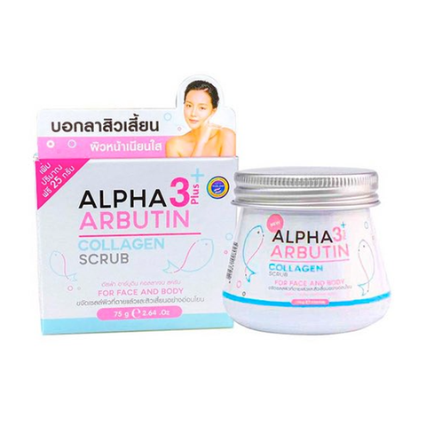 Tẩy Tế Bào Chết Alpha Arbutin 3 Plus+ Collagen Scrub 75g