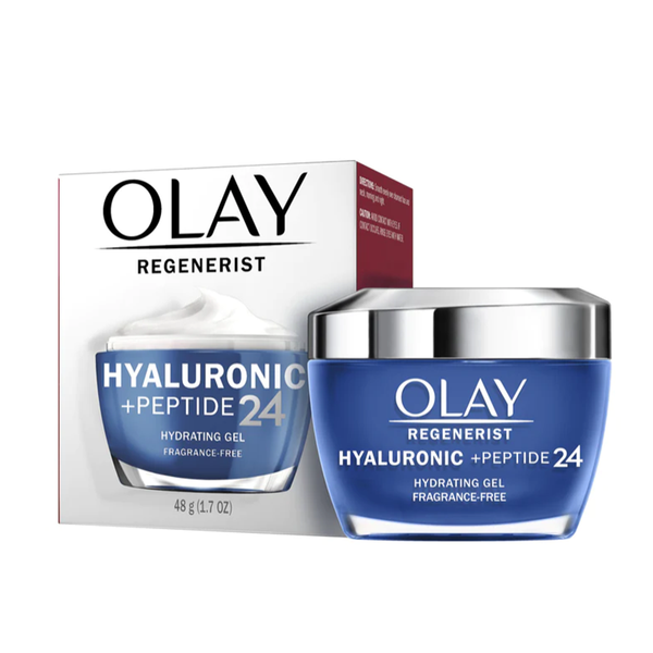 Kem Dưỡng Olay 48g Regenerist Hyaluronic +peptide 24 Hydrating Gel, cấp ẩm