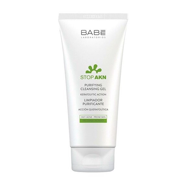 Sữa Rửa Mặt Babe Stop Akn Purifying Cleansing 200ml, làm sạch sâu và điều tiết dầu thừa cho da