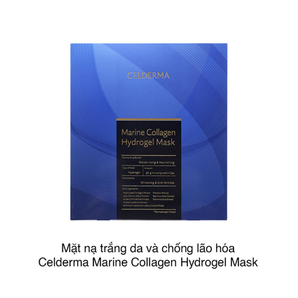 Mặt Nạ Celderma 29g Marine Collagen Hydrogel Mask Trắng da và chống lão hóa