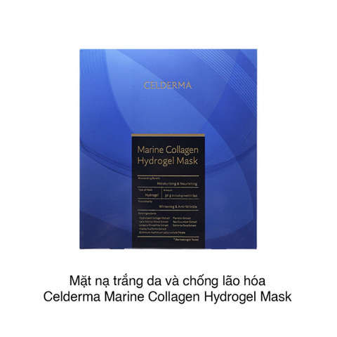 Mặt Nạ Celderma 29g Marine Collagen Hydrogel Mask Trắng da và chống lão hóa