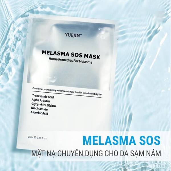 Mặt Nạ Yuejin Melasma Sos Mask 25ml Trắng Trị Nám