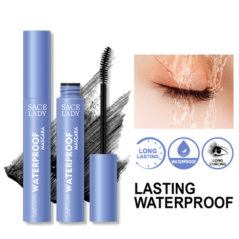 Mascara Waterproof Sace Lady 6g, Giúp làn mi dày hơn, đen, Chống nước