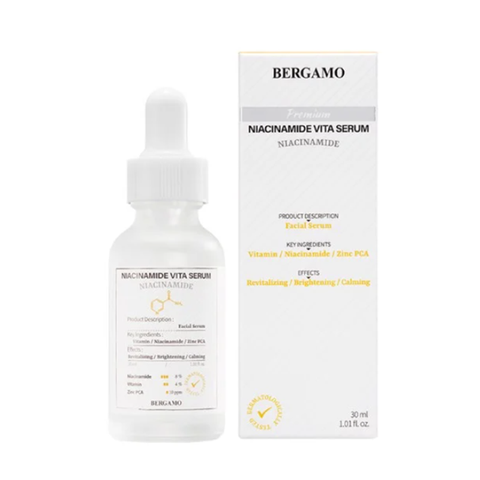 Tinh Chất Bergamo 30ml Niacinamide Giảm Mụn Ngừa Thâm