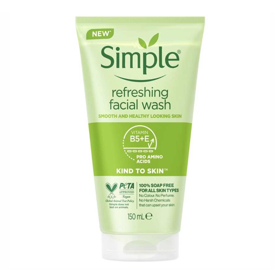 Sữa Rửa Mặt Simple Kind To Skin Refreshing Facial Wash Gel