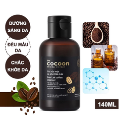 Gel Rửa Mặt Cocoon 140ml Cà Phê, Giúp Da Sáng Và Đều Màu