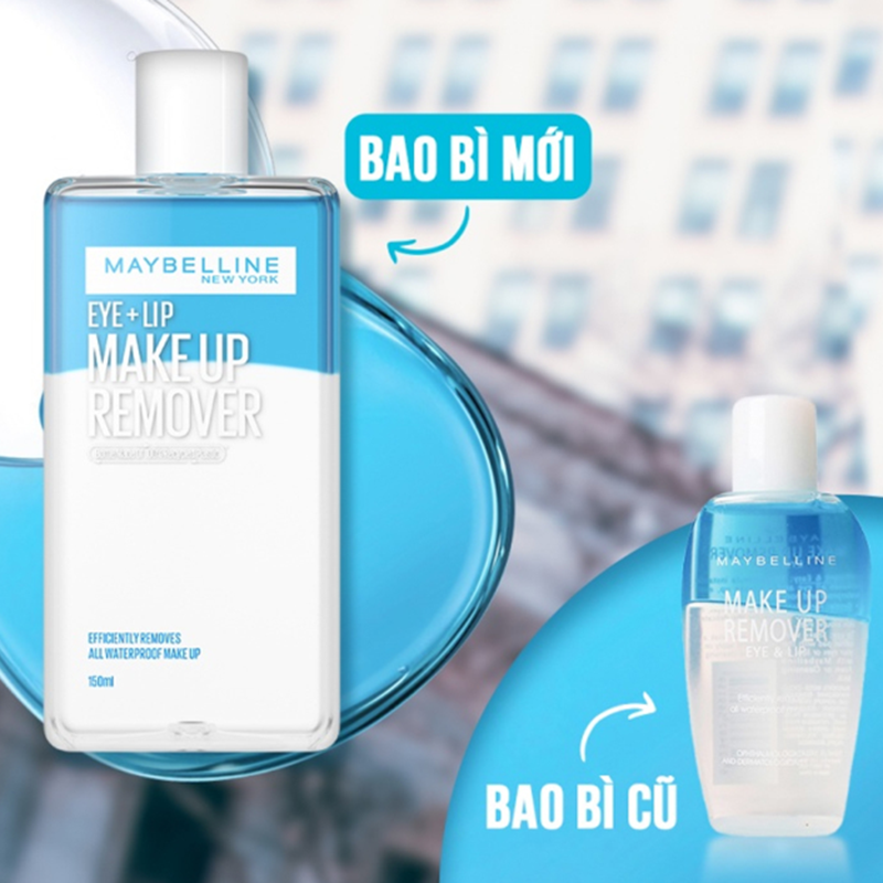 Nước Tẩy Trang Mắt Môi Maybelline 150ml