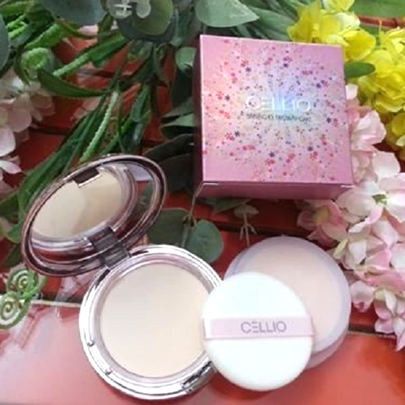 Phấn Phủ Cellio Kèm Lõi No.21 Light Beige