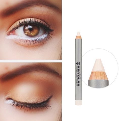 Kẻ Mí Kryolan Kajal Màu Trắng