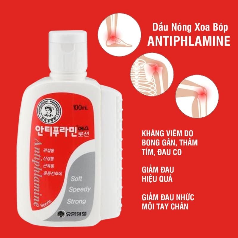 Dầu Nóng Antiphlamine 100ml