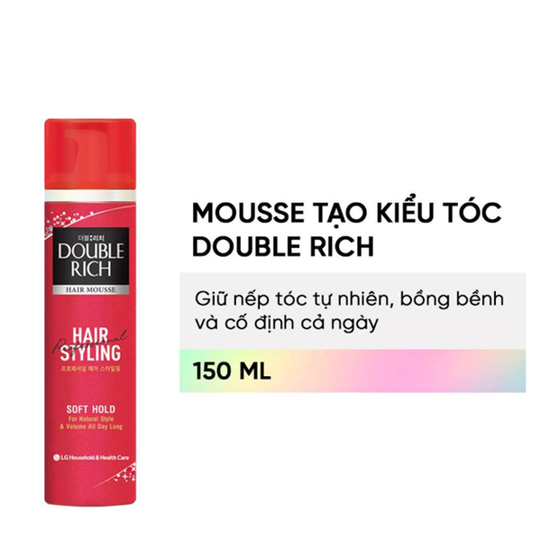 Mousse Double Rich 150ml Mềm