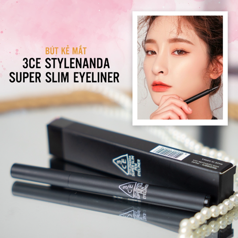 Kẻ Mắt Nước 3ce Super Slim Pen Eye Liner 0.5g #black