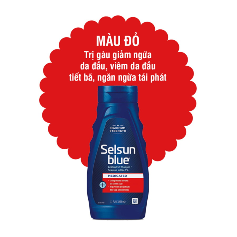 Dầu Gội Trị Gàu Selsun Blue 325ml