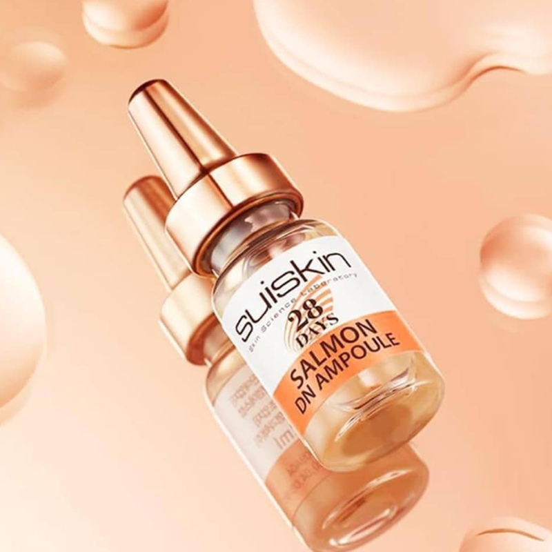 Serum Suiskin Tế Bào Gốc Trứng Cá Hồi 2ml  28 Days Lẻ, Giúp nâng cơ, làm trẻ hoá da làn da, ngăn ngừa lão hóa