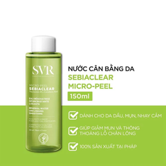 Nước Hoa Hồng Svr 150ml Sebiaclear Micro Peel Giảm Mụn