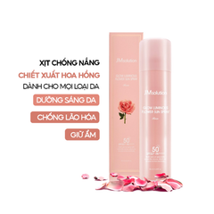 Xịt Chống Nắng Jmsolution Từ Hoa Hồng 180ml, Dưỡng sáng da, chống lão hóa