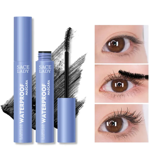 Mascara Waterproof Sace Lady 6g, Giúp làn mi dày hơn, đen, Chống nước