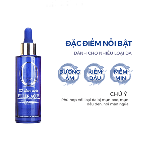 Serum Oz Witch Recipe Filler Aqua 60ml Cấp Nước