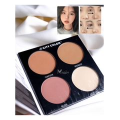 Phấn Tạo Khối City Color 4 Ô Contour & Define No.F-0038