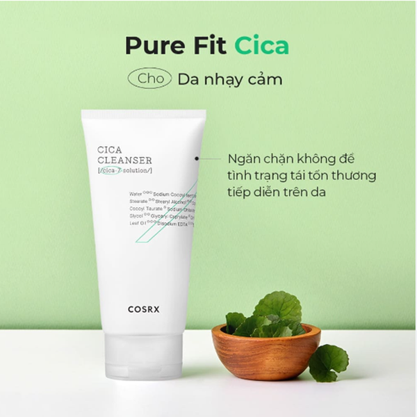 Sữa Rửa Mặt Cosrx 50ml Cica Cleanser Da Nhạy Cảm