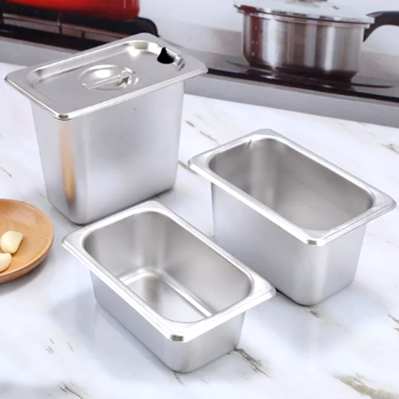 Khay Topping Inox Có Nắp