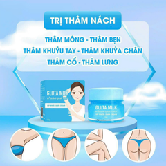 Kem Trị Thâm Nách Gluta Milk 15g Kèm Tuýp 10g