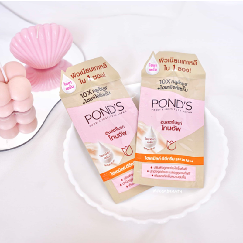 Kem Pond's Gói 7g Hya Milk EE Cream Nâng Tông Chống Nắng Spf30