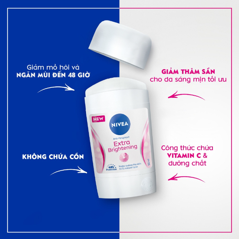 Lăn Khử Mùi Sáp Nữ Nivea 50ml