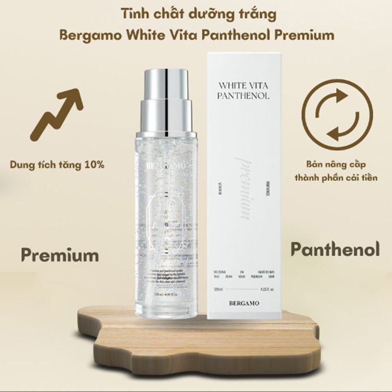 Tinh Chất Bergamo 110ml White Vita, Dưỡng trắng, Phục hồi da yếu