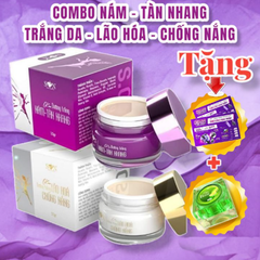 Combo Kem Face Son 10g Nám 3 Món + Thẻ Cào