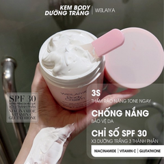 Kem Body Weilaiya White Tone-up Body Cream Spf3 Pa+++ 200g