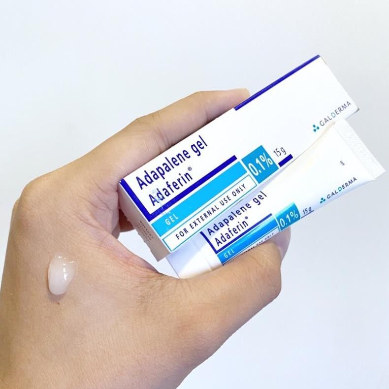 Gel Giảm Mụn Adaferin 0.1% Adapalene 15g