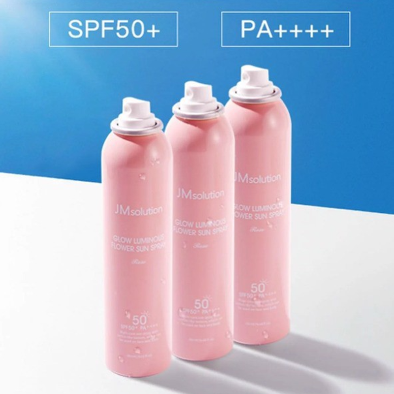 Xịt Chống Nắng Jmsolution Từ Hoa Hồng 180ml, Dưỡng sáng da, chống lão hóa