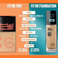 Kem Nền Maybelline Fit Me Fresh Tint Vitamin C Spf50 Pa+ 30ml