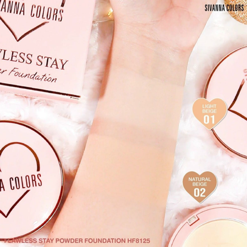 Phấn Phủ Sivanna Colors Flawless Stay Hf8125