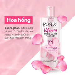 Tẩy Trang Pond's 235ml Vitamin Micellar Water Brightening Rose