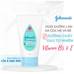 Kem Dưỡng Da Johnson's Baby 50g Dưỡng Ẩm Tuýp