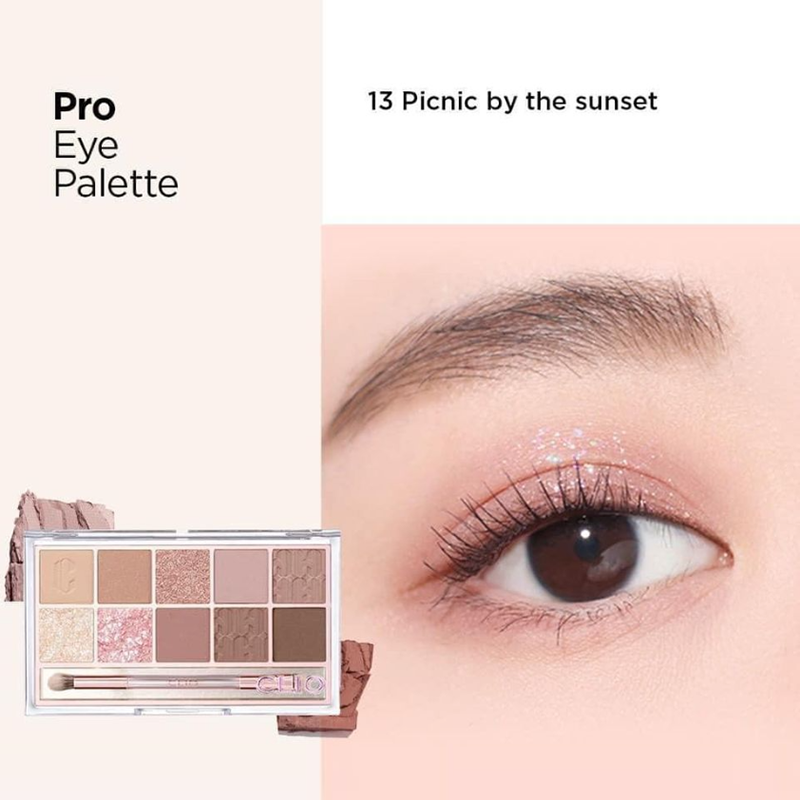 Màu Mắt Clio Pro Eye Palette 0.6g X 10 Ô No.13 Picnic By The Sunset