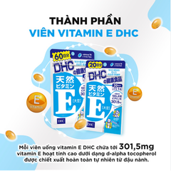 Viên Uống Dhc Bổ Sung Vitamin E 60 Viên