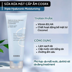 Sữa Rửa Mặt Cosrx 50ml Riple Hyaluronic Moisturizing Cleanser Dưỡng Ẩm