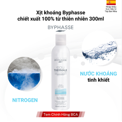 Xịt Khoáng Byphasse 300ml Eau Thermale 100% Naturelle Giữ Ẩm Bổ Sung Khoáng