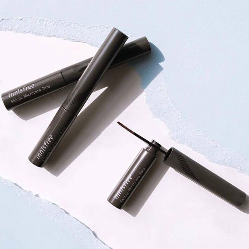 Mascara Innisfree Skinny Microcara Zero 3.5g, Giúp lông mi dày, bền màu đến 12 giờ