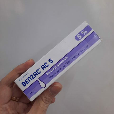 Kem trị mụn Galderma Benzac AC 5 5% 15g