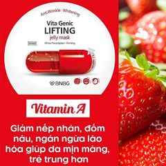 Mặt Nạ Banobag Vita Genic Lifting Đỏ, Giúp nâng cơ, làm săn chắc da